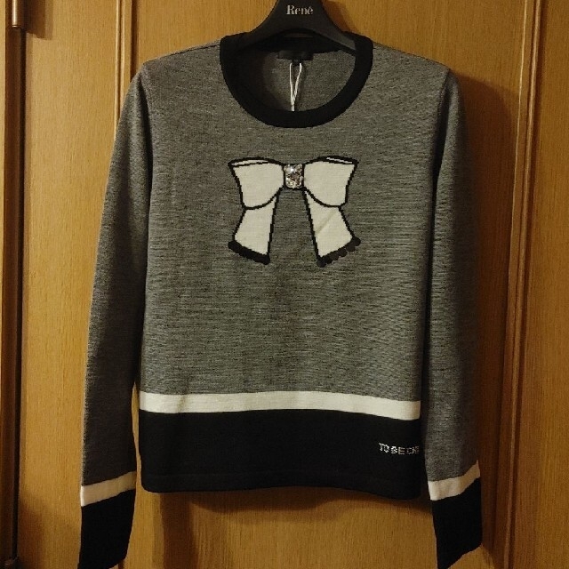 TO BE CHIC - To be chic リボン ニット 40 新品の通販 by こめみ's