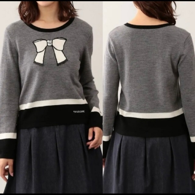 TO BE CHIC - To be chic リボン ニット 40 新品の通販 by こめみ's