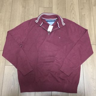 トミーヒルフィガー(TOMMY HILFIGER)の新品トミーヒルフィガー ハーフジップセーター(XXL)(ニット/セーター)