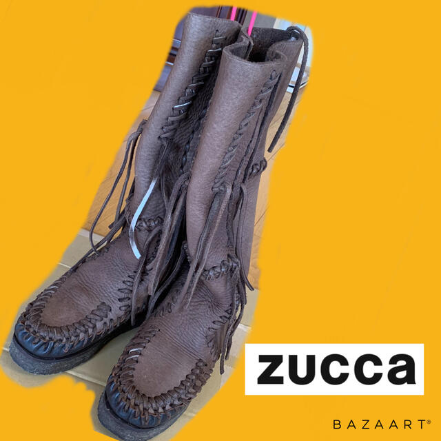 ZUCCa(ズッカ)のzucca♡エルクレザーロングブーツ レディースの靴/シューズ(ブーツ)の商品写真