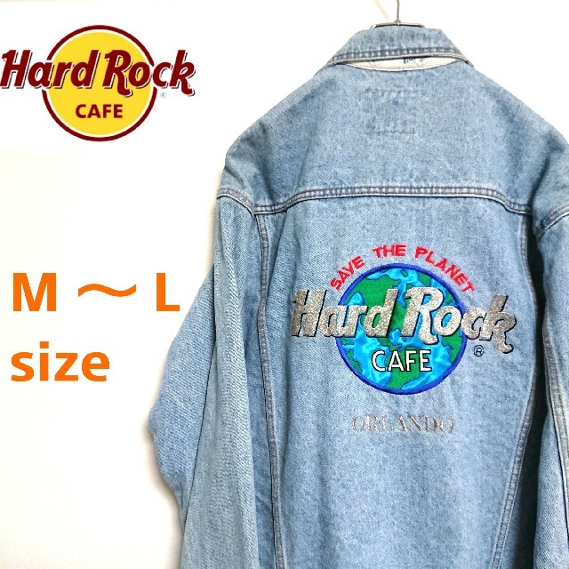 ≪再値下げ≫ 激かわ! Hard T Rock Cafe COZUMELデニムジャケット