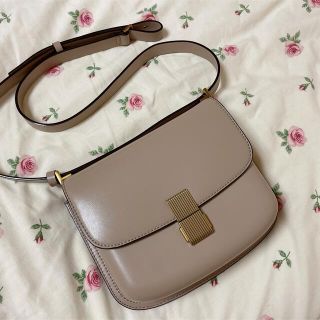 チャールズアンドキース(Charles and Keith)のチャールズアンドキース メタリックプッシュロックショルダーバッグ　新品未使用(ショルダーバッグ)