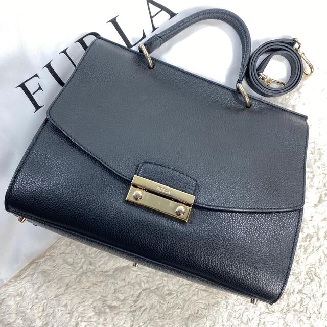 ✨極美品✨ FURLA フルラ　ジュリア　Julia 2WAY ハンドバッグ