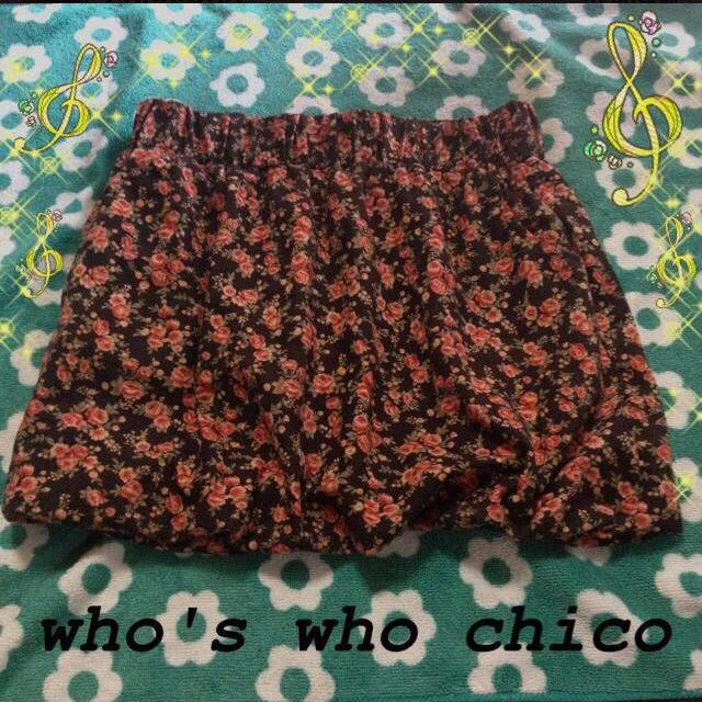 who's who Chico(フーズフーチコ)のChico＊花柄スカート再値下げ！ レディースのスカート(ミニスカート)の商品写真