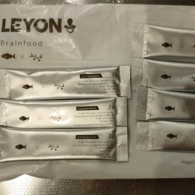 LEYON レヨン　ブレインフード　7袋入り キッズ/ベビー/マタニティの授乳/お食事用品(その他)の商品写真