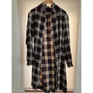 アンダーカバー(UNDERCOVER)のアンダーカバー☆15AW☆UCP4001☆チェック柄ガウンコート☆サイズ2(その他)