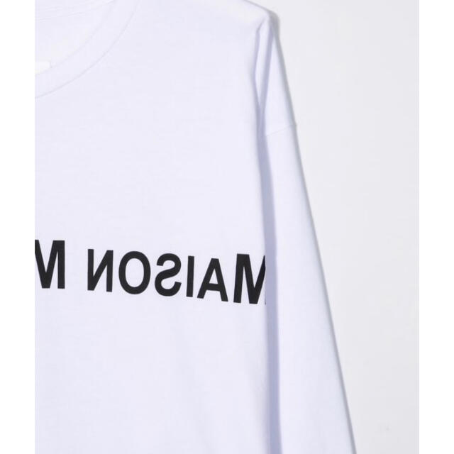 トップス Tシャツ/カットソー(七分/長袖) MM6 maison margiela リバース　ロゴ　Tシャツ　長袖