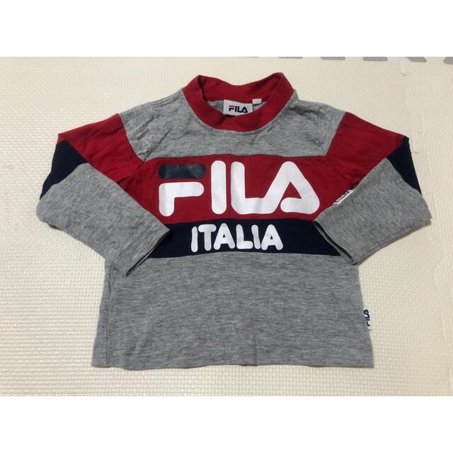 FILA(フィラ)のフィラ　ロンT 90 キッズ/ベビー/マタニティのキッズ服男の子用(90cm~)(Tシャツ/カットソー)の商品写真