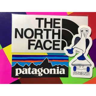 パタゴニア(patagonia)の★補強あり★新品未使用　ノースフェイス&パタゴニア　ステッカー3枚セット(その他)