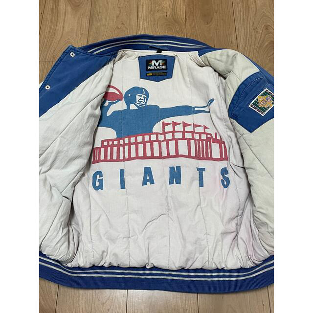L】 NFL NEWYORK GIANTS スタジャン ブルー - スタジャン
