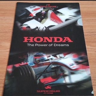 F1 HONDA Racing team スーパーアグリ クリアファイル(ノベルティグッズ)