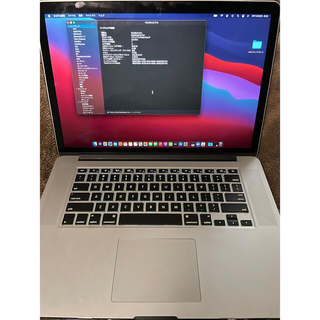 マック(Mac (Apple))の美品 CTO MacBook Pro 2013 USキーボード バッテリー◯(ノートPC)