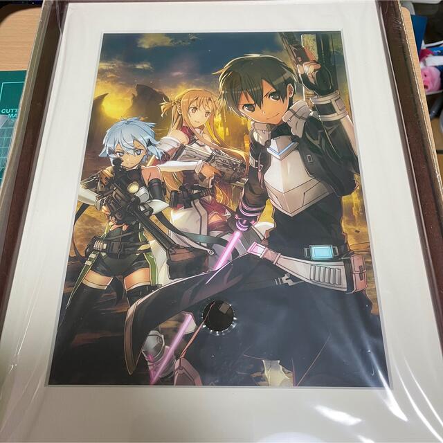 格安即決 SAO ソードアート・オンライン 複製原画 キリト アスナ ...