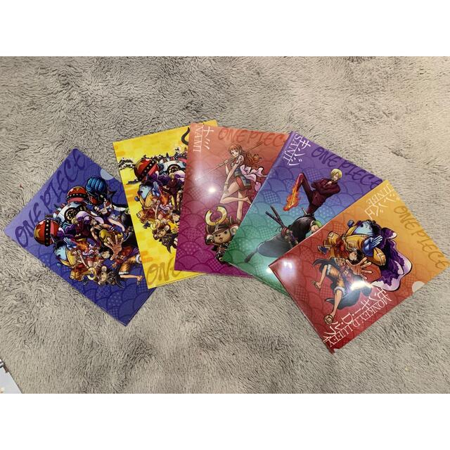 ワンピース クリアファイル 5枚セットの通販 by ♡y♡|ラクマ