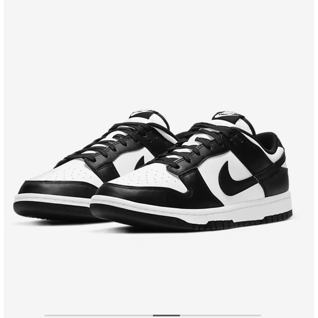 nike dunk low black white 28cm panda 白黒