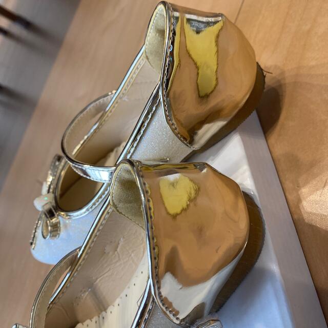 バレエシューズ 子供靴 フォーマル 入学式 女の子 キッズ/ベビー/マタニティのキッズ靴/シューズ(15cm~)(フォーマルシューズ)の商品写真