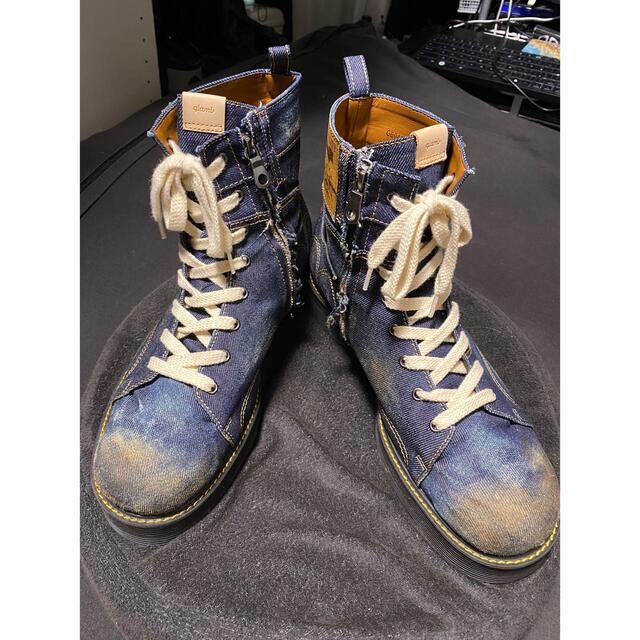 2020最新型 高品質 glamb(グラム)Slinky denim boots スリンキー