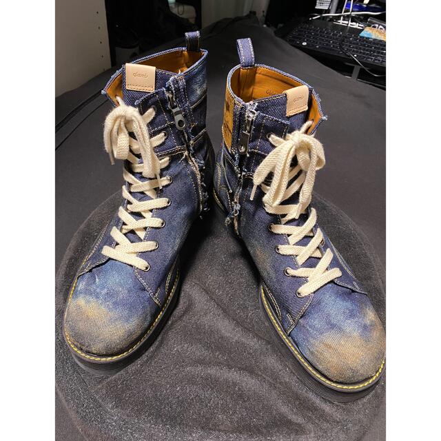 glamb(グラム）Slinky denim boots スリンキーデニムブーツ