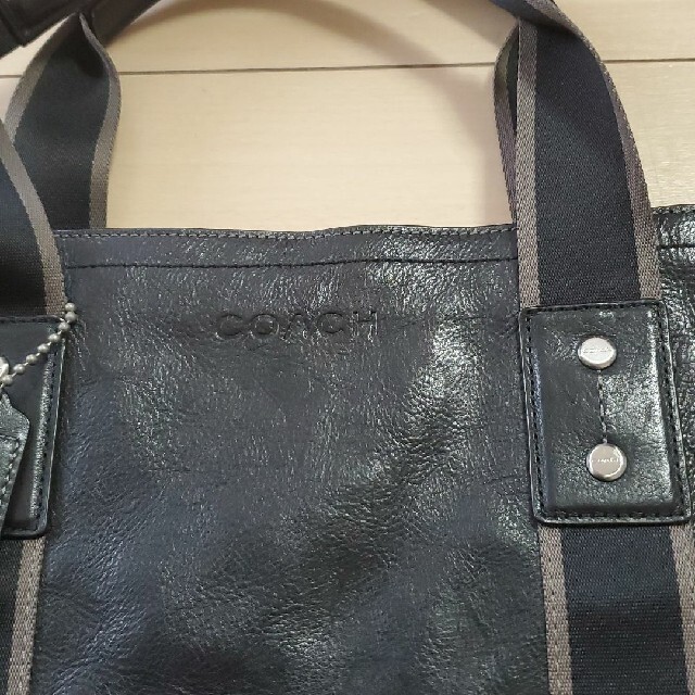 COACH - コーチ レザートートバッグの通販 by timtinkpou's shop