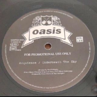 超レア20年前 oasis オアシス 名曲 プロモ盤 アナロ グレコード (ポップス/ロック(洋楽))