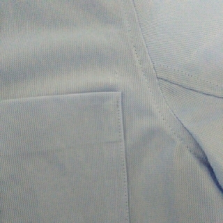 トーガ(TOGA)のTOGA PULLA 半袖シアーシャツ ブラウス 青 水色(シャツ/ブラウス(半袖/袖なし))