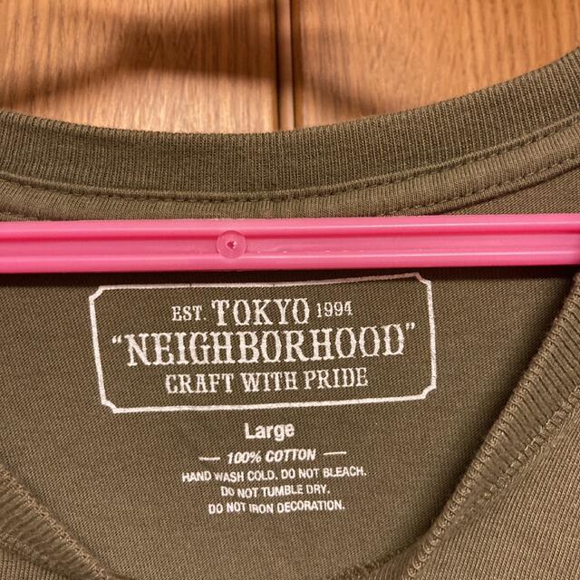 NEIGHBORHOOD CRAFT WITH PRIDE ロンT カーキ - Tシャツ/カットソー(七