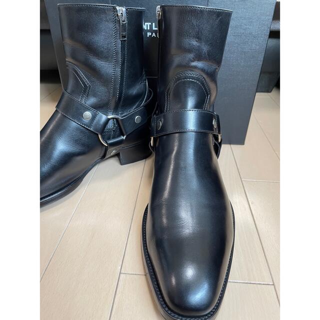 SAINT LAURENT ワイアット ハーネスリングブーツ/41.1/2 - agedor.ma