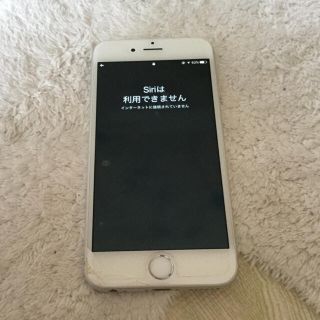 アップル(Apple)の【ジャンク品】iPhone 6 Silver(スマートフォン本体)