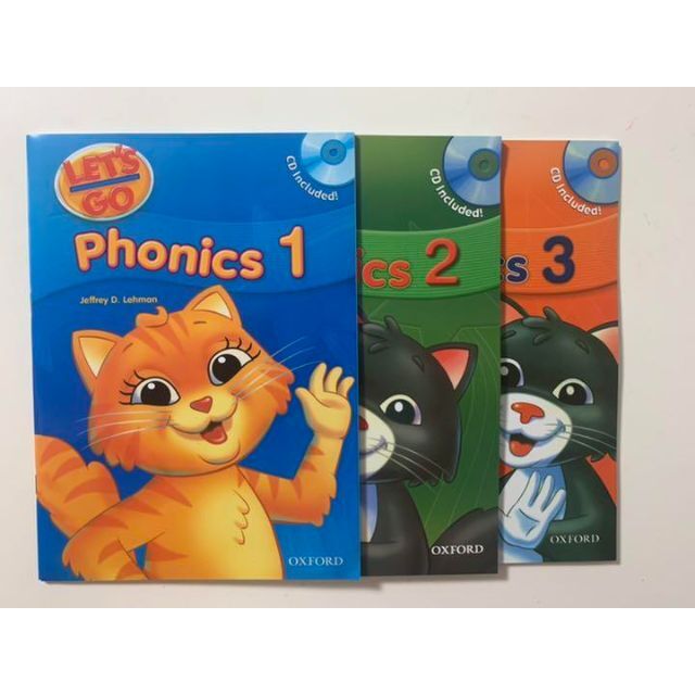 Let's go phonics 1,2,3 レッツゴーフォニックス 新品