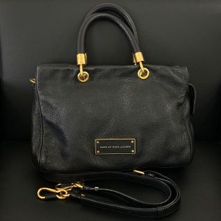 マークバイマークジェイコブス(MARC BY MARC JACOBS)のーMARC BY MARCJACOBS 黒レザーバッグー(ショルダーバッグ)