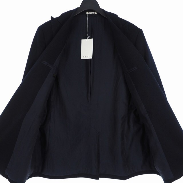 18200円 日本メーカー新品 オーラリー ウール モヘア ダブルブレストジャケット サイズ4