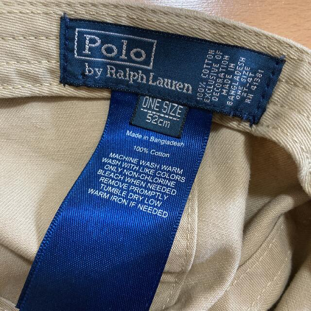 POLO RALPH LAUREN(ポロラルフローレン)のポロ　ラルフローレン　キッズ　キャップ　帽子 キッズ/ベビー/マタニティのこども用ファッション小物(帽子)の商品写真