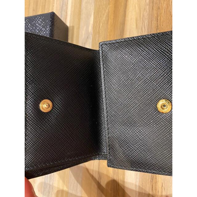 PRADA(プラダ)のPRADA 財布 サフィアーノ レター ブラック レディースのファッション小物(財布)の商品写真