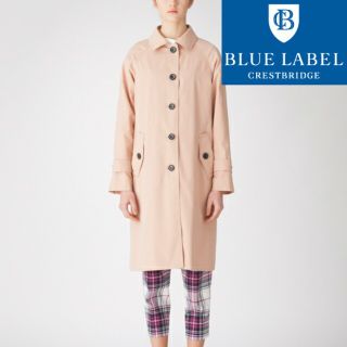 バーバリーブルーレーベル(BURBERRY BLUE LABEL)の【新品タグ付き】ブルーレーベルクレストブリッジ ステンカラーコート 38(トレンチコート)