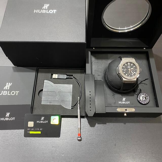 HUBLOT(ウブロ)の美品 定価146万 ウブロ ビッグバン SS 301.SX.1170.RX 箱保 メンズの時計(腕時計(アナログ))の商品写真