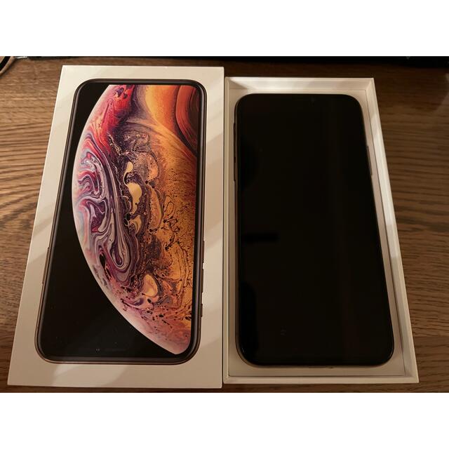 【品】iPhone XS 256GB SIMフリー　ゴールド