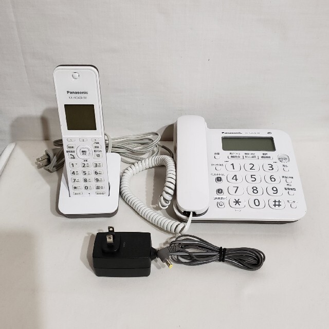 パナソニック コードレス電話機 VE-GD24DL-W 子機1台付き