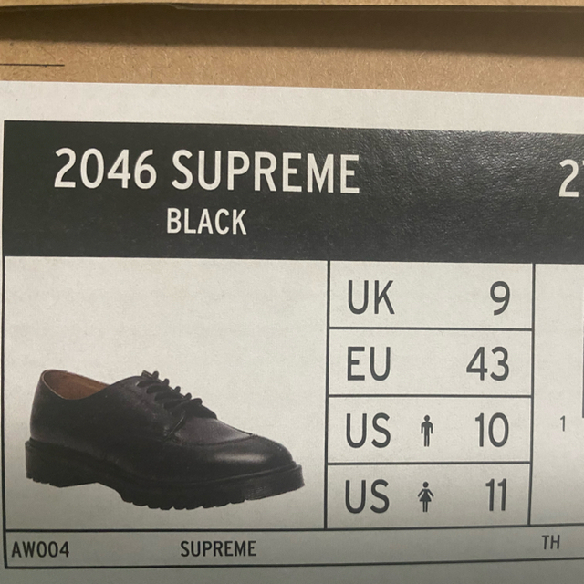 Supreme(シュプリーム)のKasumi 様専用　Supreme Dr.Martens 5-Eye Shoe メンズの靴/シューズ(ドレス/ビジネス)の商品写真