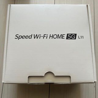 ゼットティーイー(ZTE)のSpeed Wi-Fi HOME 5G L11(PC周辺機器)