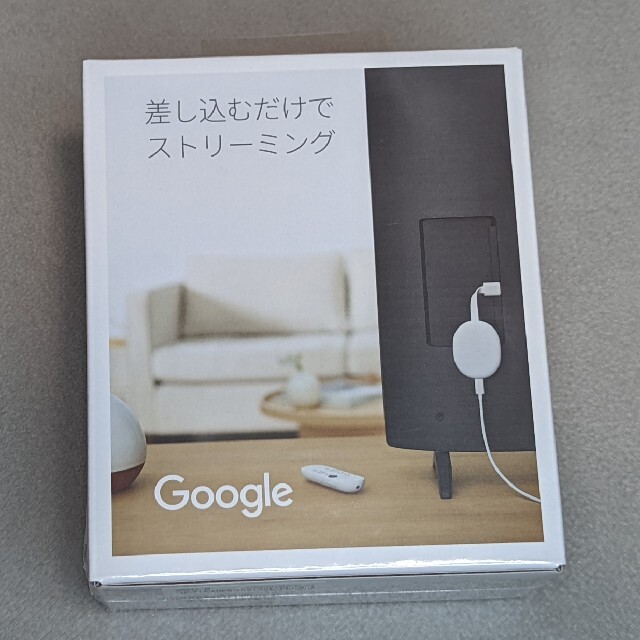 Google(グーグル)の【新品未開封】Chromecast with Google TV スマホ/家電/カメラのテレビ/映像機器(その他)の商品写真