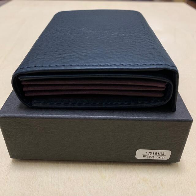 m+(エムピウ)のみ様専用　エムピウ ミッレフォッリエP25 navy ミネルバボックス新品未使用 メンズのファッション小物(折り財布)の商品写真