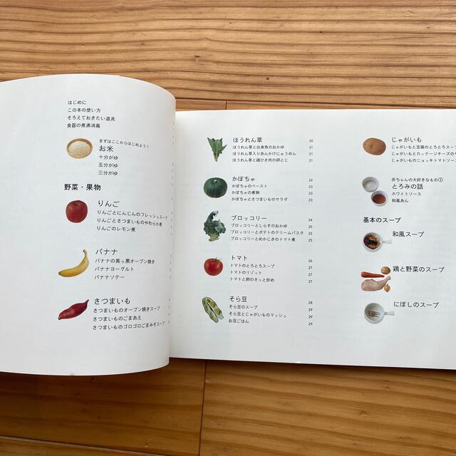 はじめてのごはん こどもといっしょに食べる 離乳食 本 野口真紀 エンタメ/ホビーの雑誌(結婚/出産/子育て)の商品写真