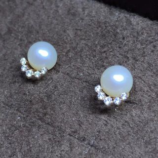 パール&ジルコニア♡人気【アガット】K10 キュービックジルコニア