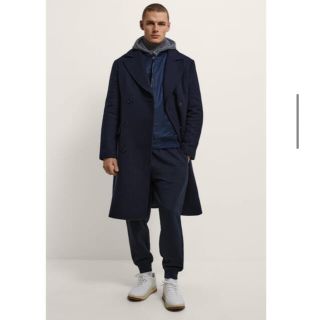 ザラ(ZARA)の美品★ ZARA チェスターコート ダブル ブレスト　ロングコート(チェスターコート)