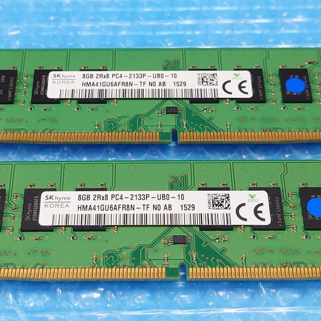 SKhynix 16GB (8GBx2) DDR4-2133 #523 1