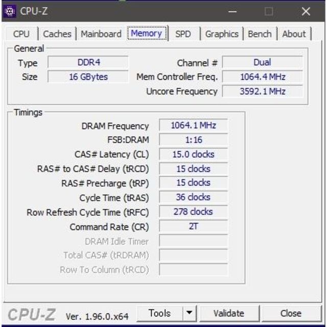 SKhynix 16GB (8GBx2) DDR4-2133 #523 3