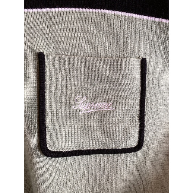 Supreme(シュプリーム)のsupreme chest stripe zip up cardigan メンズのトップス(カーディガン)の商品写真