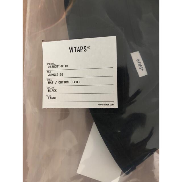 W)taps(ダブルタップス)のWTAPS JUNGLE 02 HAT black Lサイズ メンズの帽子(ハット)の商品写真