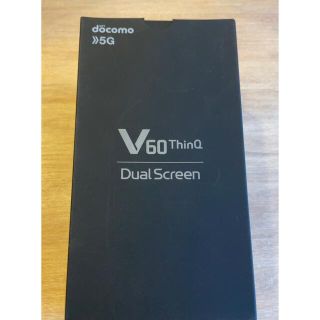 エルジーエレクトロニクス(LG Electronics)のLG V60 ThinQ 5G デュアルスクリーン 新品(スマートフォン本体)