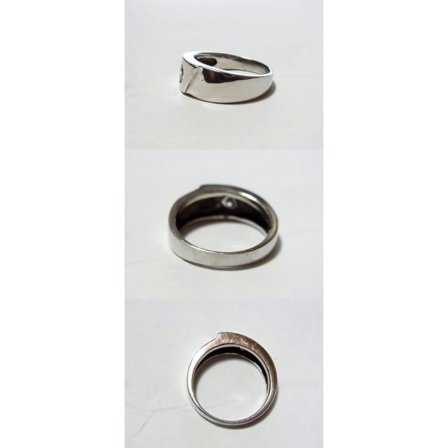 未使用品SVシルバー リング指輪10号1粒キュービックジルコニア人工ダイヤモンド レディースのアクセサリー(リング(指輪))の商品写真
